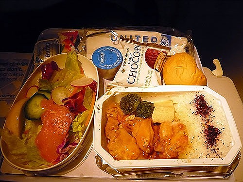 ユナイテッド航空 機内食カトラリーセット 機内食カトラリー
