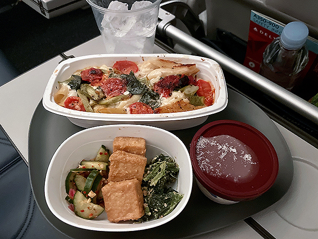 デルタ航空 羽田～アトランタ エコノミークラス 機内食（2021/05/10