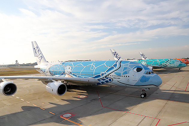 専用 ANA A380-800 フライングホヌ 2号機3号機 専用 ANA A380-800 フライングホヌ 2号機3号機 ANAの「ホヌ」2号機も